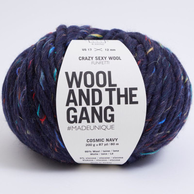 Wool and the Gang Crazy Sexy Wool										 - Funfetti Cosmic Navy