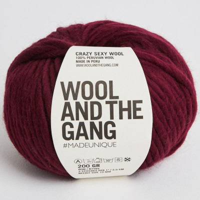 Wool and the Gang Crazy Sexy Wool										 - Margaux Red