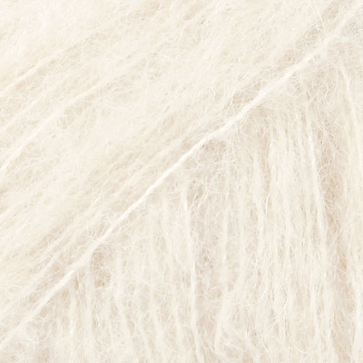 DROPS Brushed Alpaca Silk										 - 01 Off White