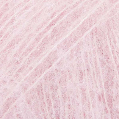 DROPS Brushed Alpaca Silk										 - 12 Powder Pink