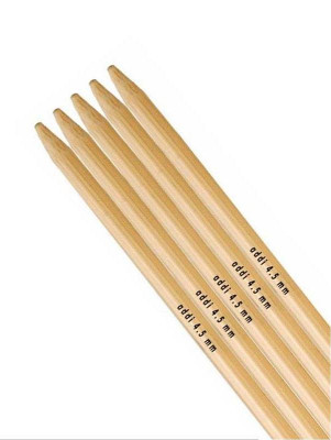 addi Natura (Bamboo) Double Points 6in (15cm)										 - US 10.5 (6.50mm)