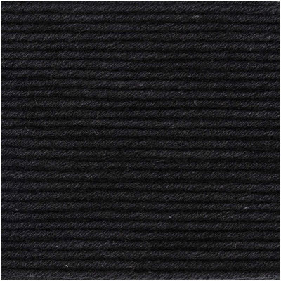 Essentials Organic Cotton Aran										 - 020 Black