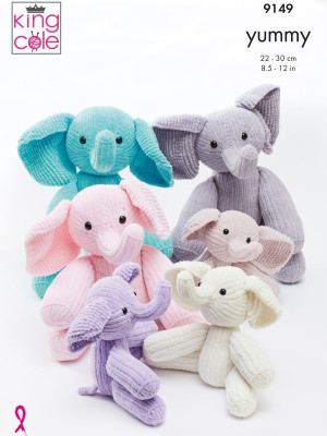 King Cole 9149 Elephant Toys										