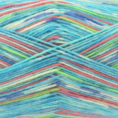 King Cole Zig Zag 4 Ply										 - 4961 Bubblegum