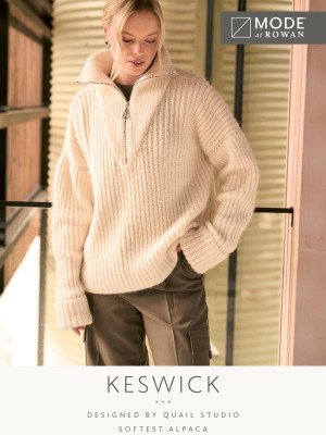 MODE at Rowan Keswick Zipped Sweater										