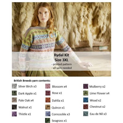 Marie Wallin Rydal Sweater Kit										 - Size 3XL - 142-147cm (56-58in)