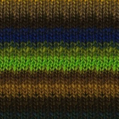 Noro Kureyon										 - 276 Lime, Browns, Black, Navy