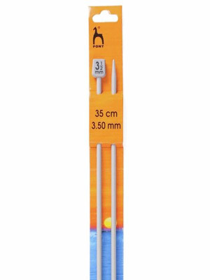 Pony Single Pointed Knitting Needles 14in (35cm)										 - US 4 (3.50mm)