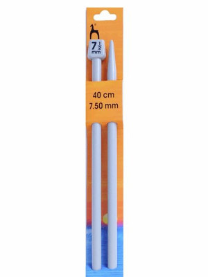 Pony Single Pointed Knitting Needles 16in (40cm)										 - US 10.5 (7.50mm)