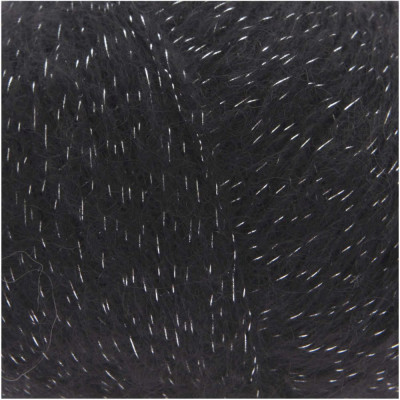 Rico Essentials Super Kid Mohair Loves Silk Glamorous Glitter										 - 006 Black