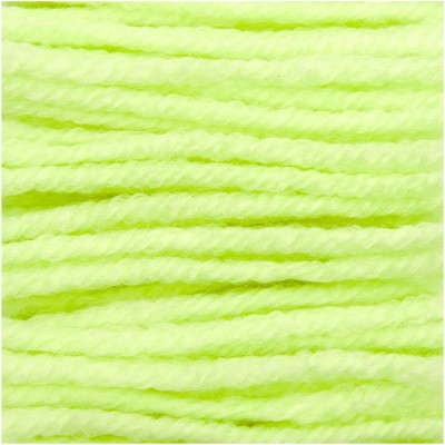 Rico Hooki Hooki Knotting Yarn  6.5cm										 - 100271 Neon Yellow