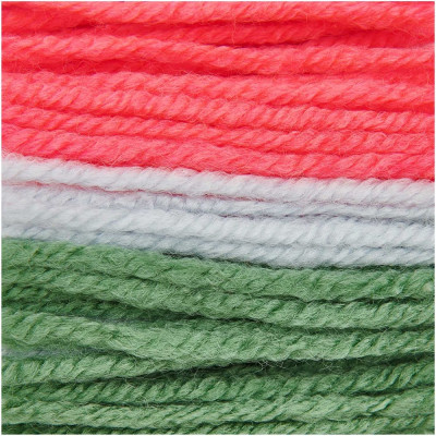 Rico Hooki Hooki Knotting Yarn Marbled 6.5cm										 - 100342 Green