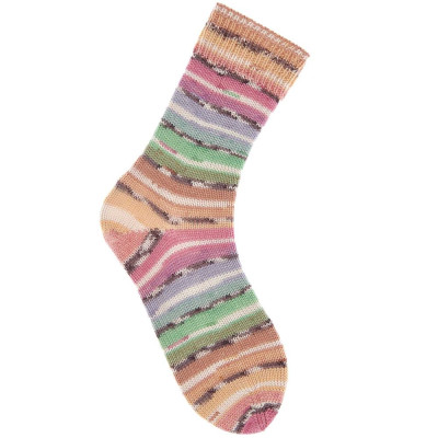 Rico Socks Bamboo 4 Ply										 - 057 Rainbow Earthy