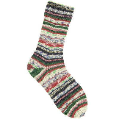 Rico Socks Neon Fair Isle 4 Ply										 - 003 Stylo