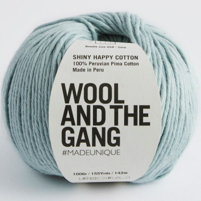 Wool and the Gang Shiny Happy Cotton										 - Duck Egg Blue