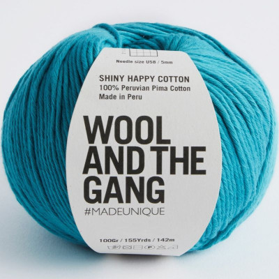 Wool and the Gang Shiny Happy Cotton										 - Turquoise Waters