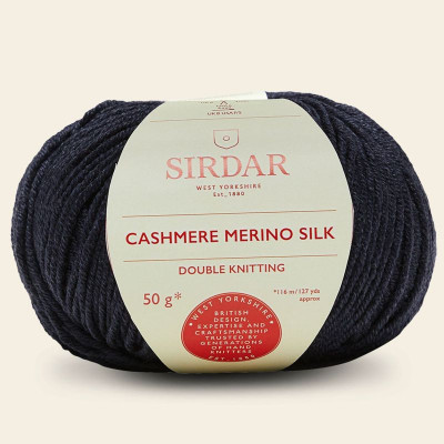 Sirdar Cashmere Merino Silk DK										 - 407 Royal Navy