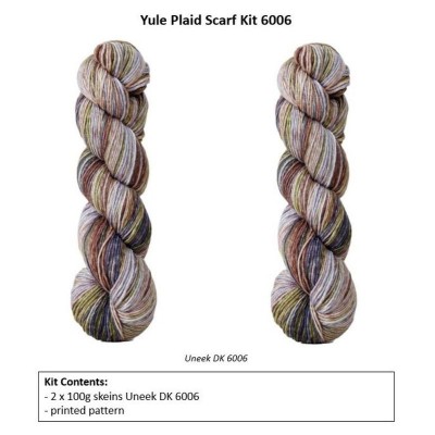 Urth Yarns Yule Plaid Scarf										 - 6006