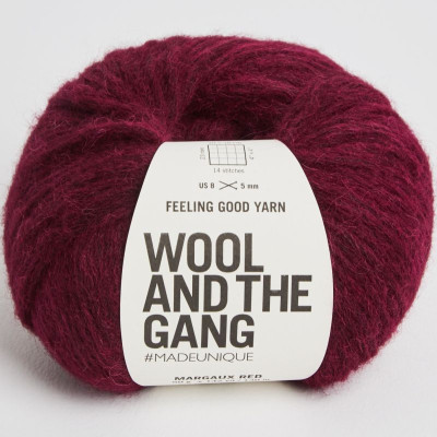 Wool and the Gang Feeling Good Yarn										 - Margaux Red