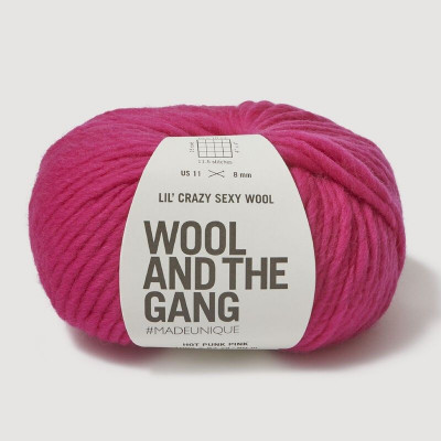 Wool and the Gang Lil Crazy Sexy Wool										 - 041 Hot Punk Pink