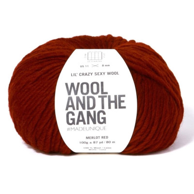 Wool and the Gang Lil Crazy Sexy Wool										 - Merlot Red