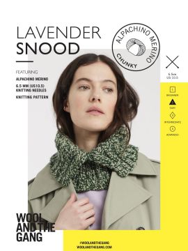 Wool and the Gang Lavender Snood