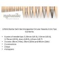 LYKKE Starter Set Interchangeable Circular Needle 3.5in Tips Naturale Beige Jute