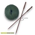 Brittany Black Walnut 25cm (10in) Single Pointed Knitting Needles