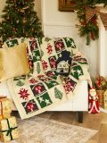 Christmas Cottage Blanket - Large